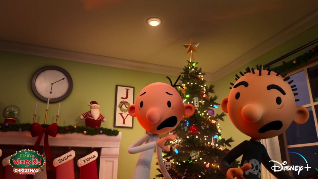 ۲-سکانسی از انیمیشن خاطرات کریسمس یک بچه چلمن: تب کابین