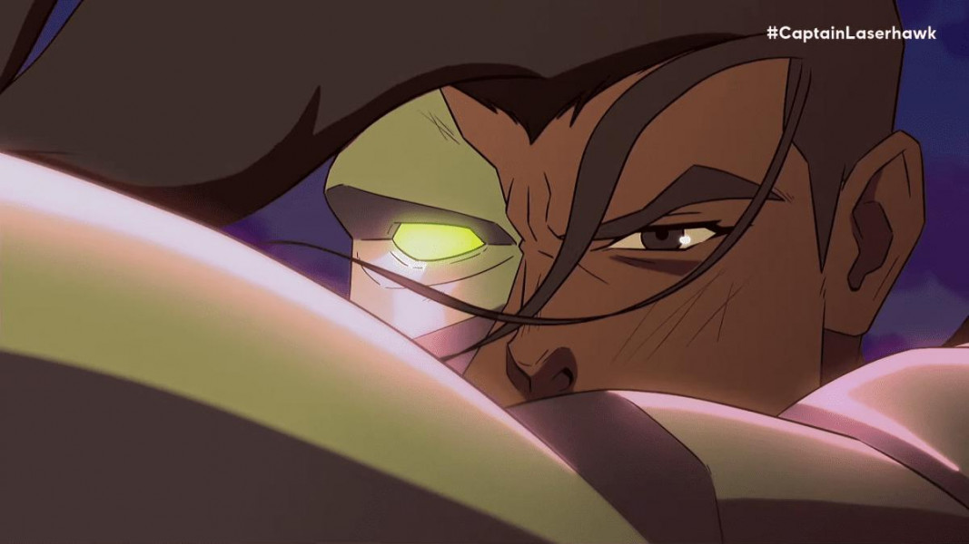 ۸-سکانسی از انیمیشن کاپیتان لیزرهاوک: اژدهای لعنتی
