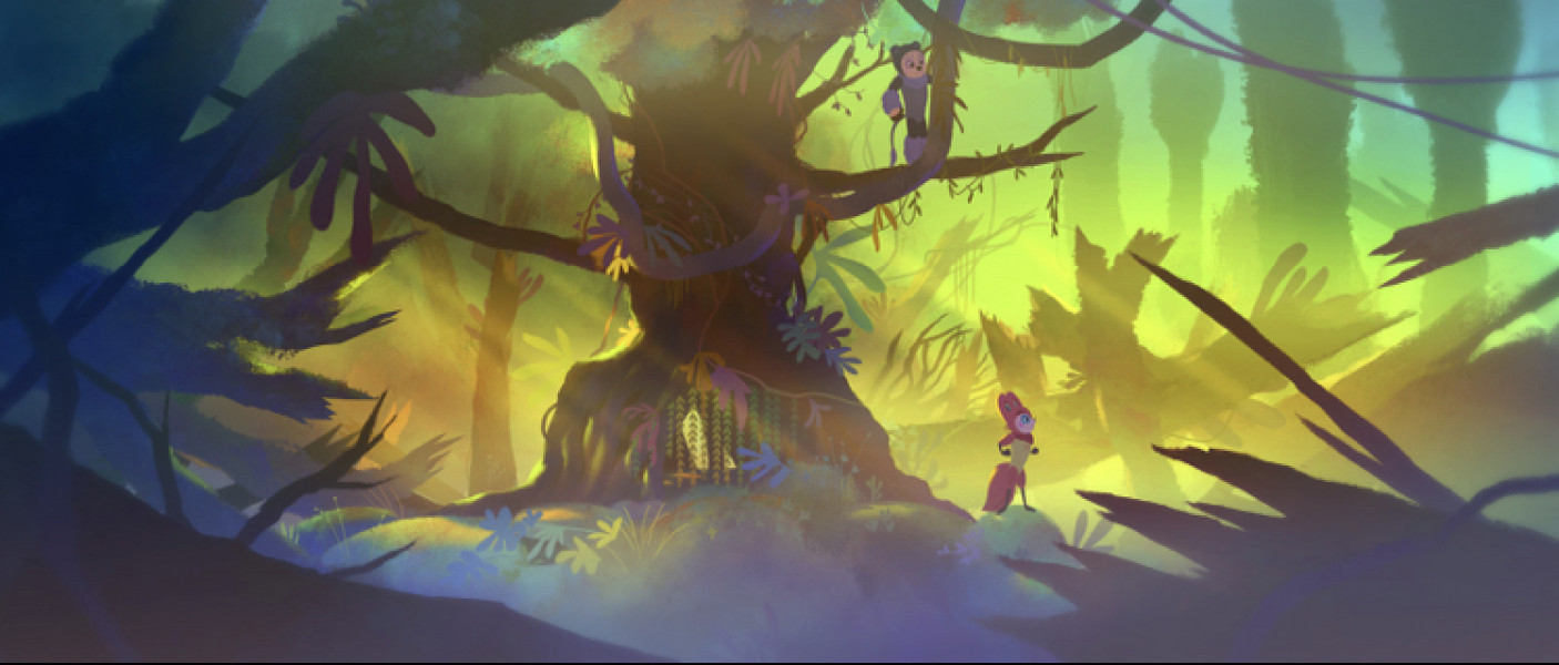 ۱-سکانسی از انیمیشن قهرمانان جنگل جادویی