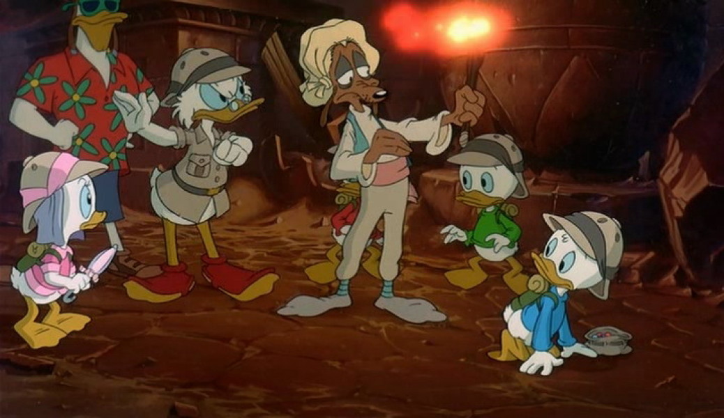 ۳-سکانسی از انیمیشن ماجراهای اردک: چراغ جادو