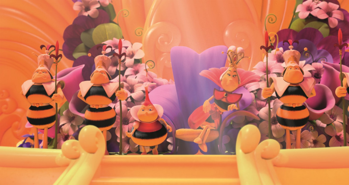 ۶-سکانسی از انیمیشن مایا زنبور عسل: بازی عسل
