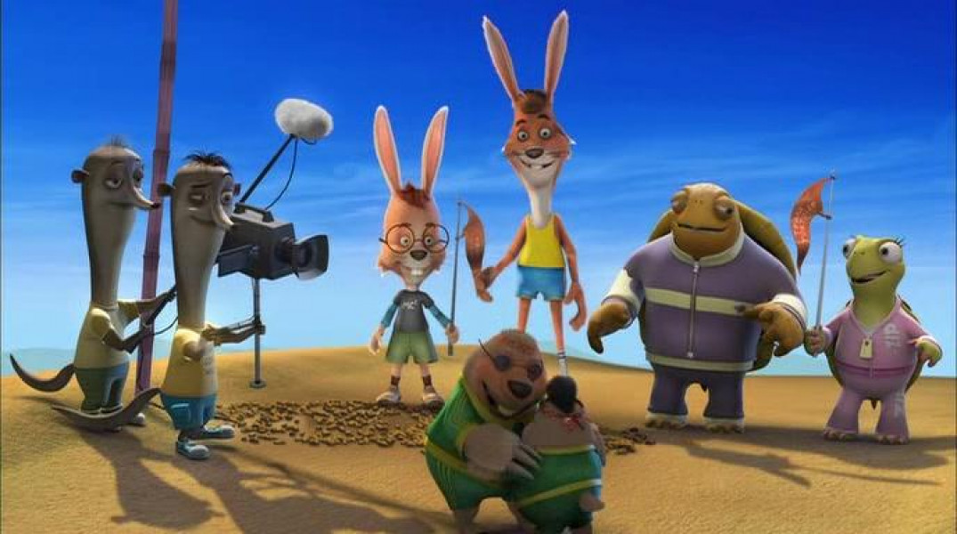 ۲-سکانسی از انیمیشن مسابقه بی سابقه - لاک پشت ها علیه خرگوش ها
