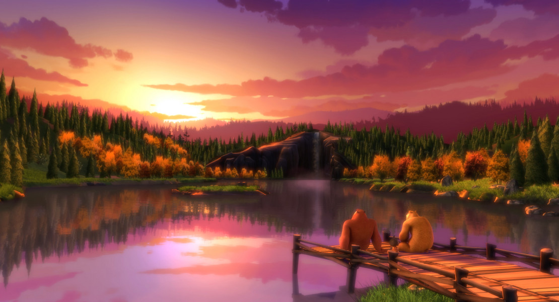 ۶-سکانسی از انیمیشن خرس های بونی: پیش به سوی نجات