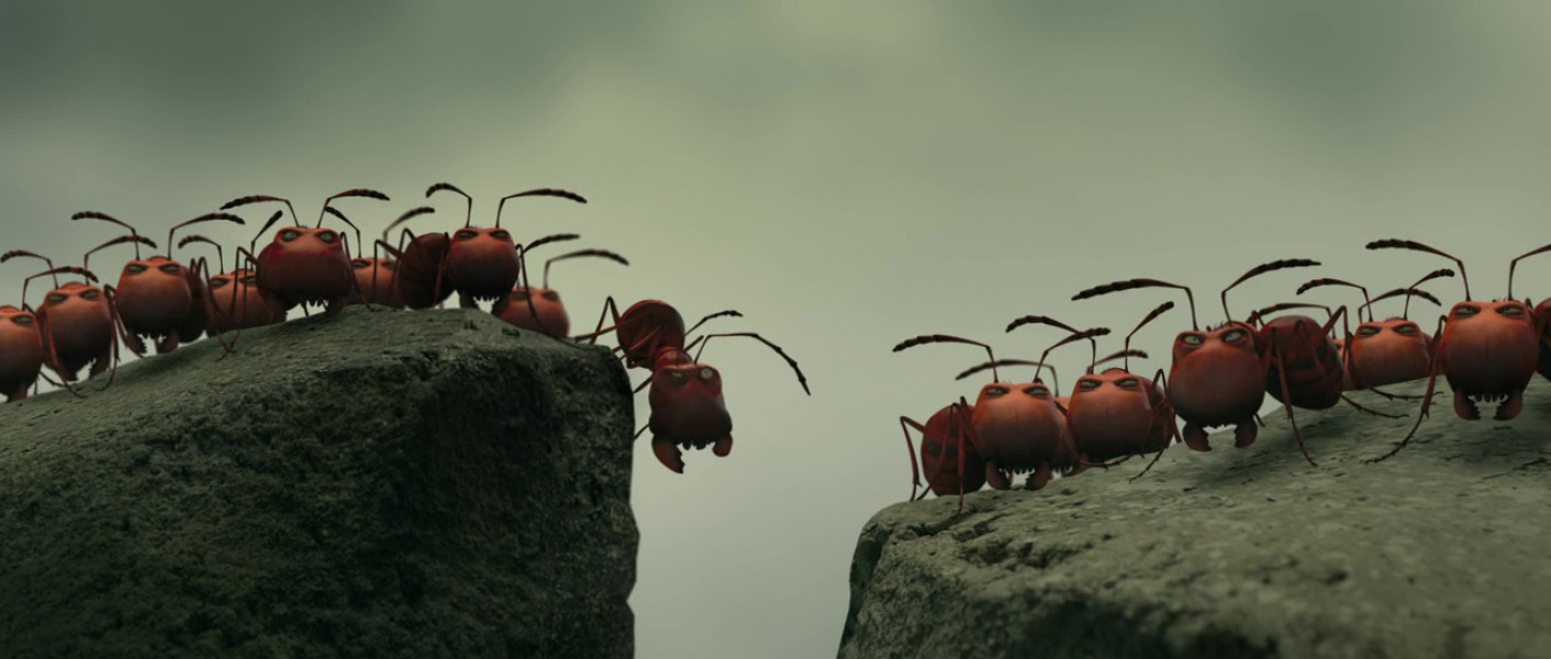 ۴-سکانسی از انیمیشن موجودات کوچک - دره مورچه های گمشده