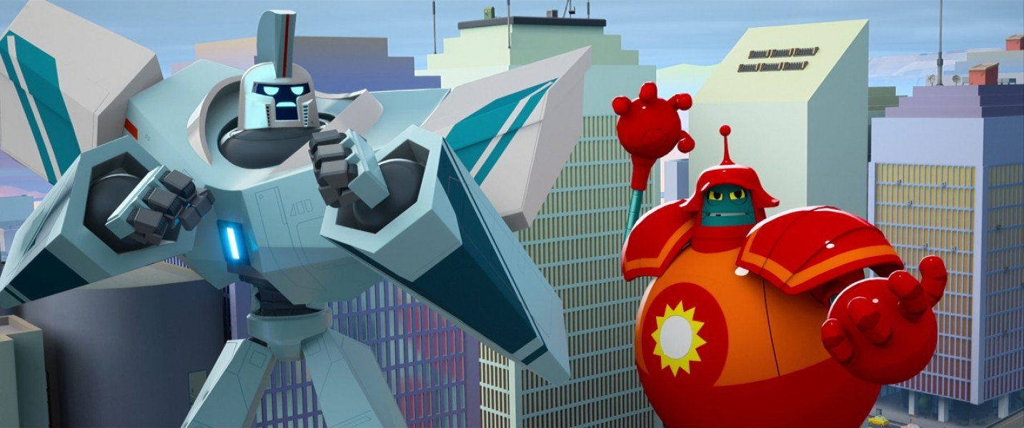 ۲-سکانسی از انیمیشن برادران ربات غول آسا