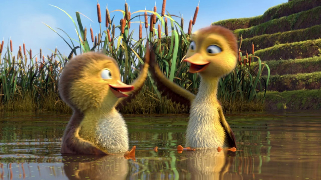 ۱۰-سکانسی از انیمیشن اردک اردک غاز
