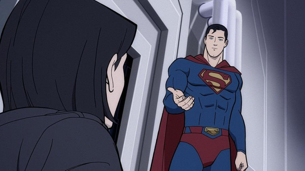 ۶-سکانسی از انیمیشن سوپرمن: مرد فردا