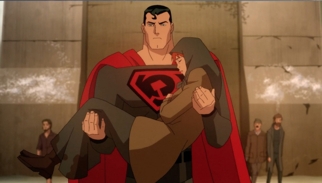 ۷-سکانسی از انیمیشن سوپرمن : پسر سرخ