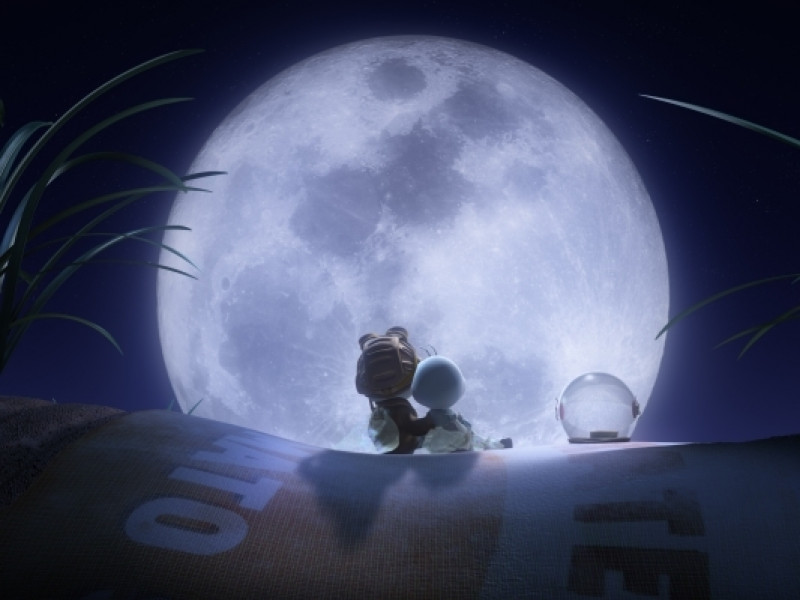 ۶-سکانسی از انیمیشن بزن بریم ماه