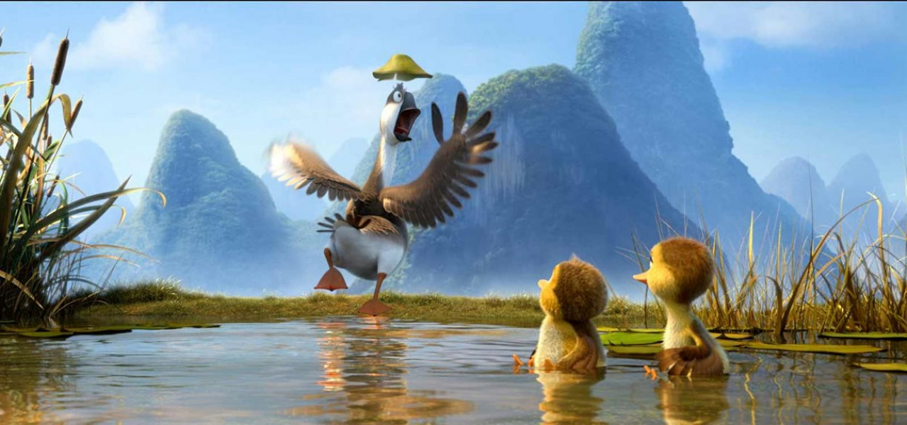 ۵-سکانسی از انیمیشن اردک اردک غاز