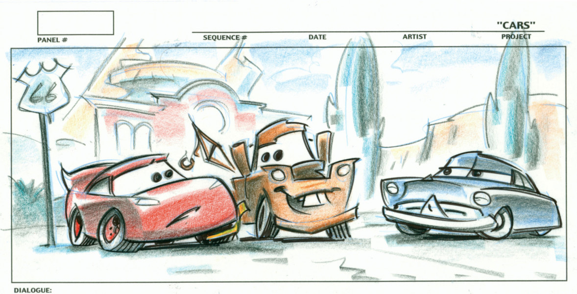 ۶-سکانسی از انیمیشن ماشین ها