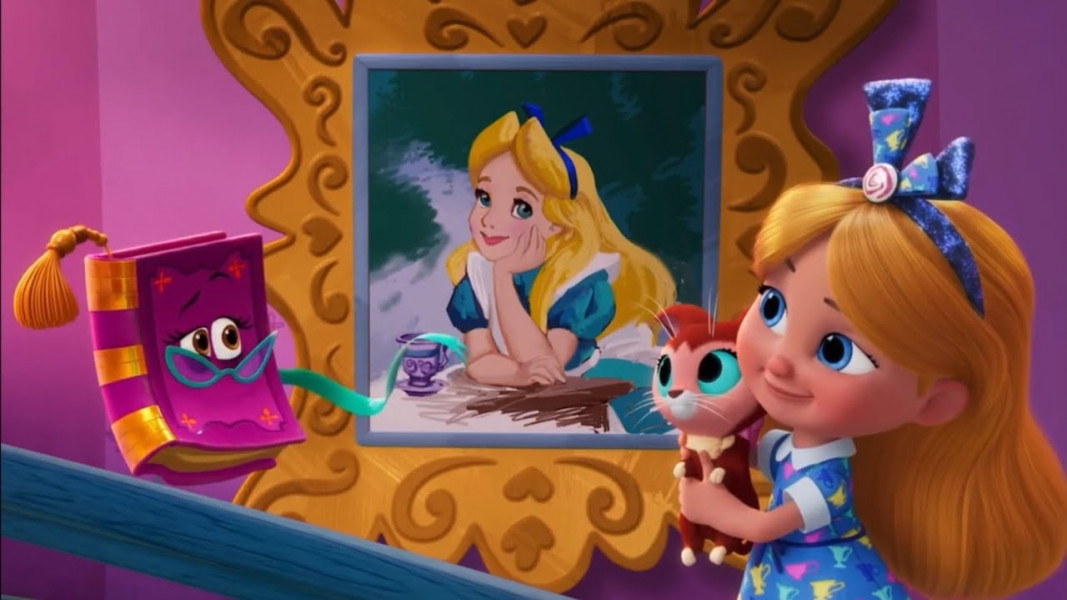 ۲-سکانسی از انیمیشن آلیس ، شیرینی پزی سرزمین عجایب