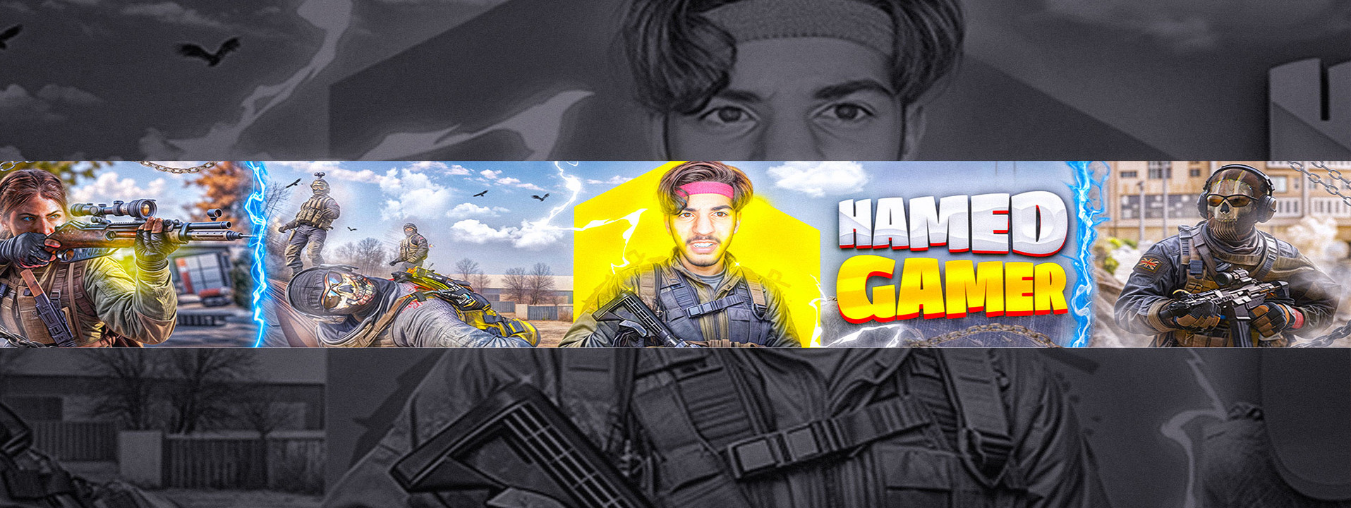 بنر استریمر حامد گیمر