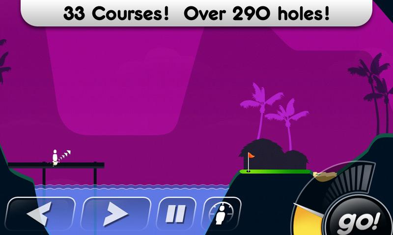 اسکرین شات 1 بازی Super Stickman Golf