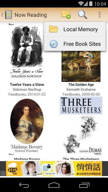 اسکرین شات 1 برنامه ePub Reader for Android