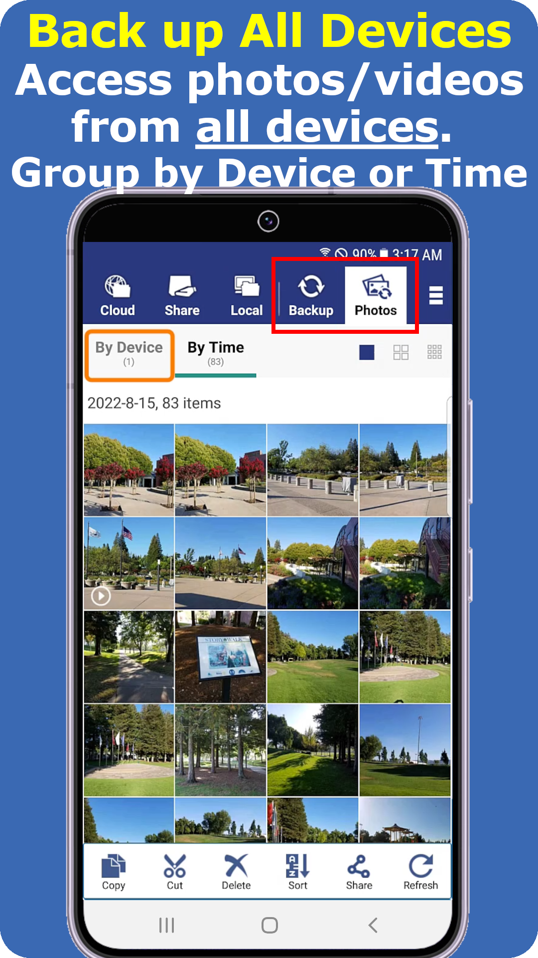 اسکرین شات 4 برنامه Cloud File Manager