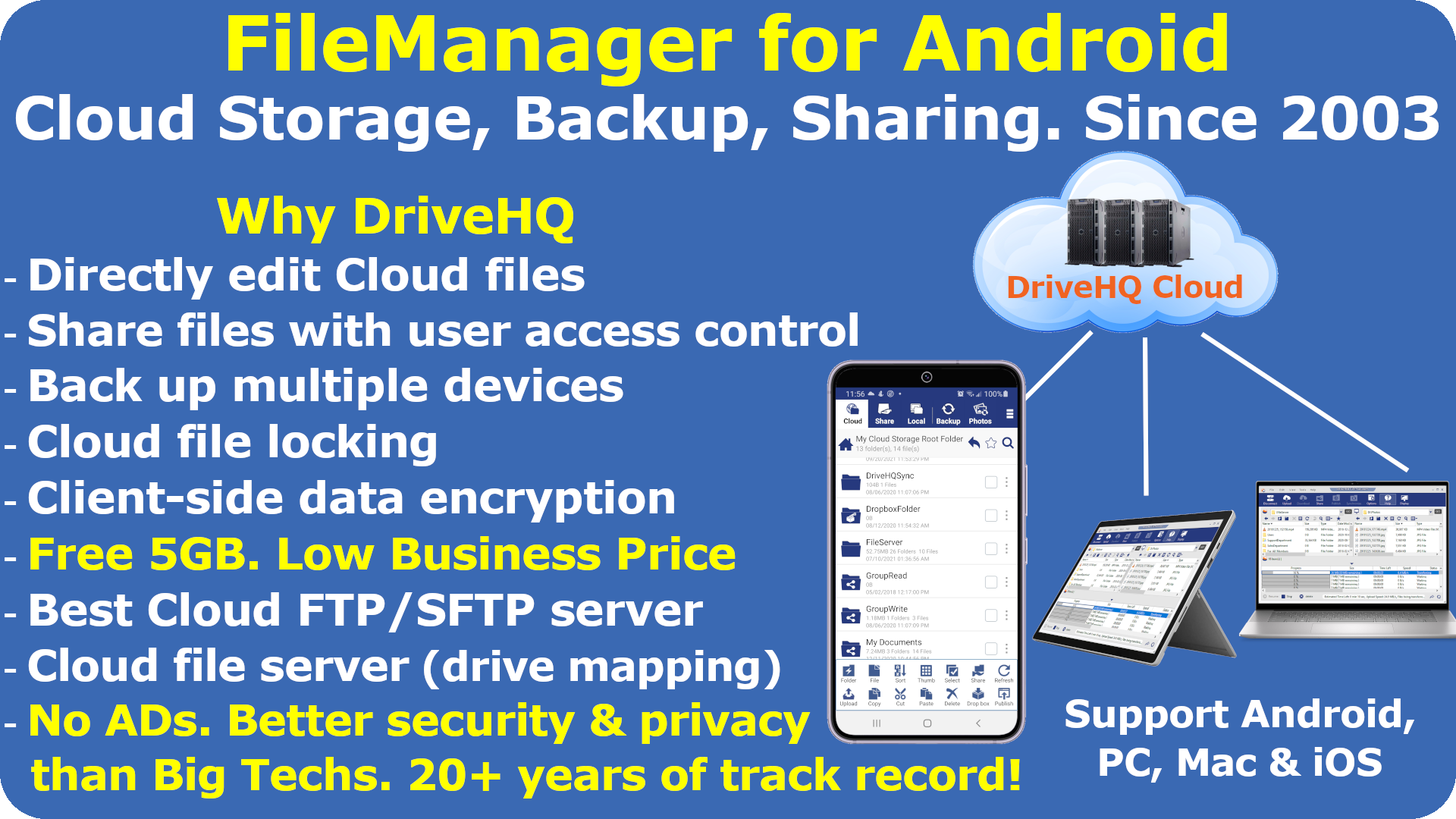 اسکرین شات 8 برنامه Cloud File Manager