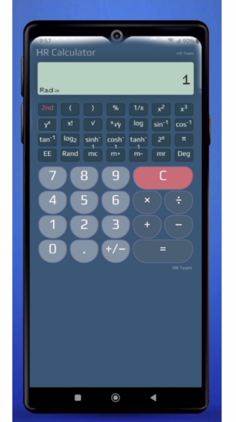 اسکرین شات 2 برنامه ماشین حساب