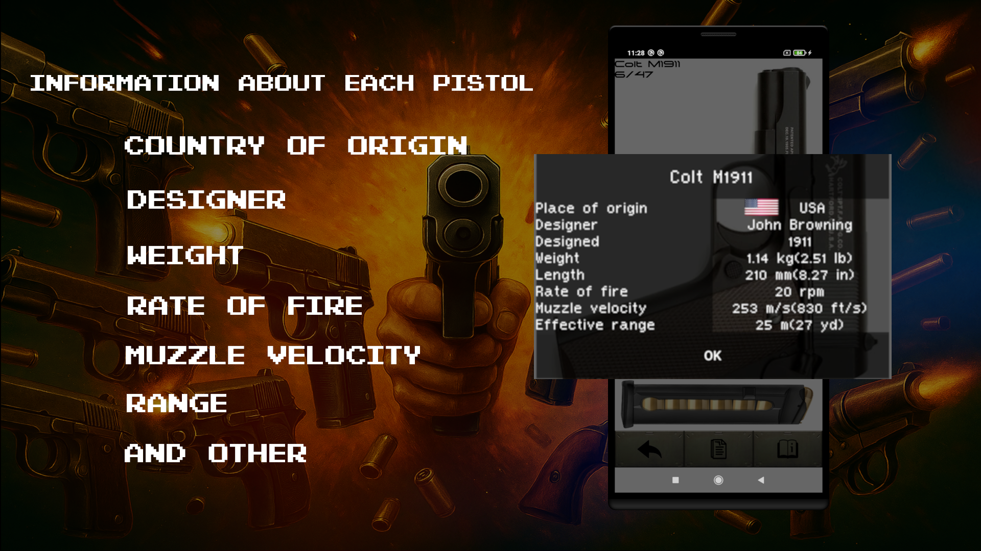 اسکرین شات 4 برنامه Guns - Pistol Simulator
