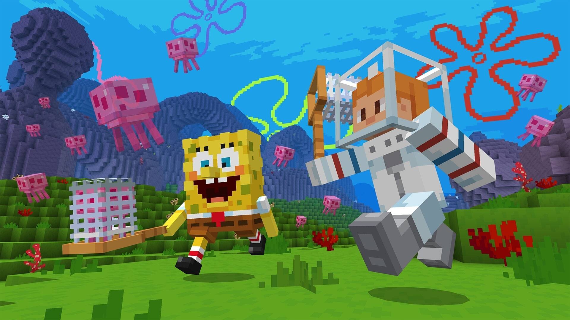 اسکرین شات 3 برنامه Spong Bob for Minecraft