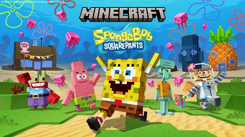 اسکرین شات 1 برنامه Spong Bob for Minecraft