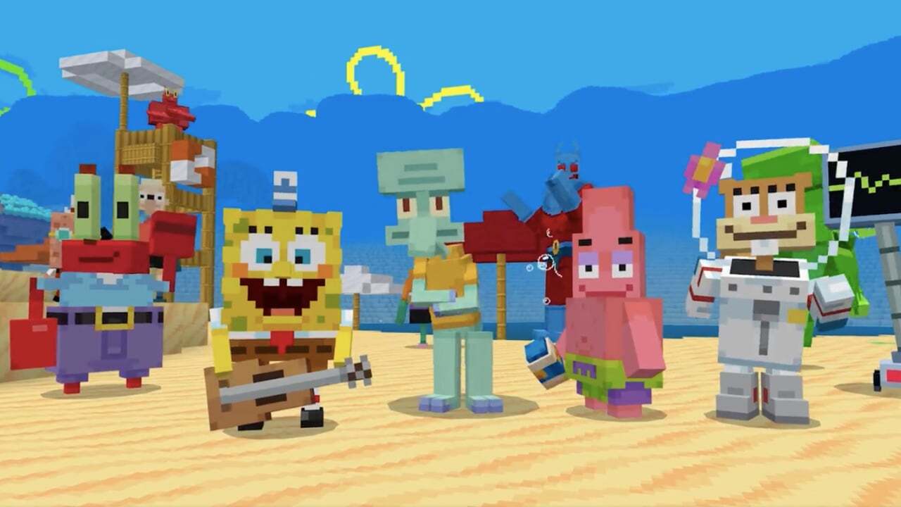 اسکرین شات 4 برنامه Spong Bob for Minecraft
