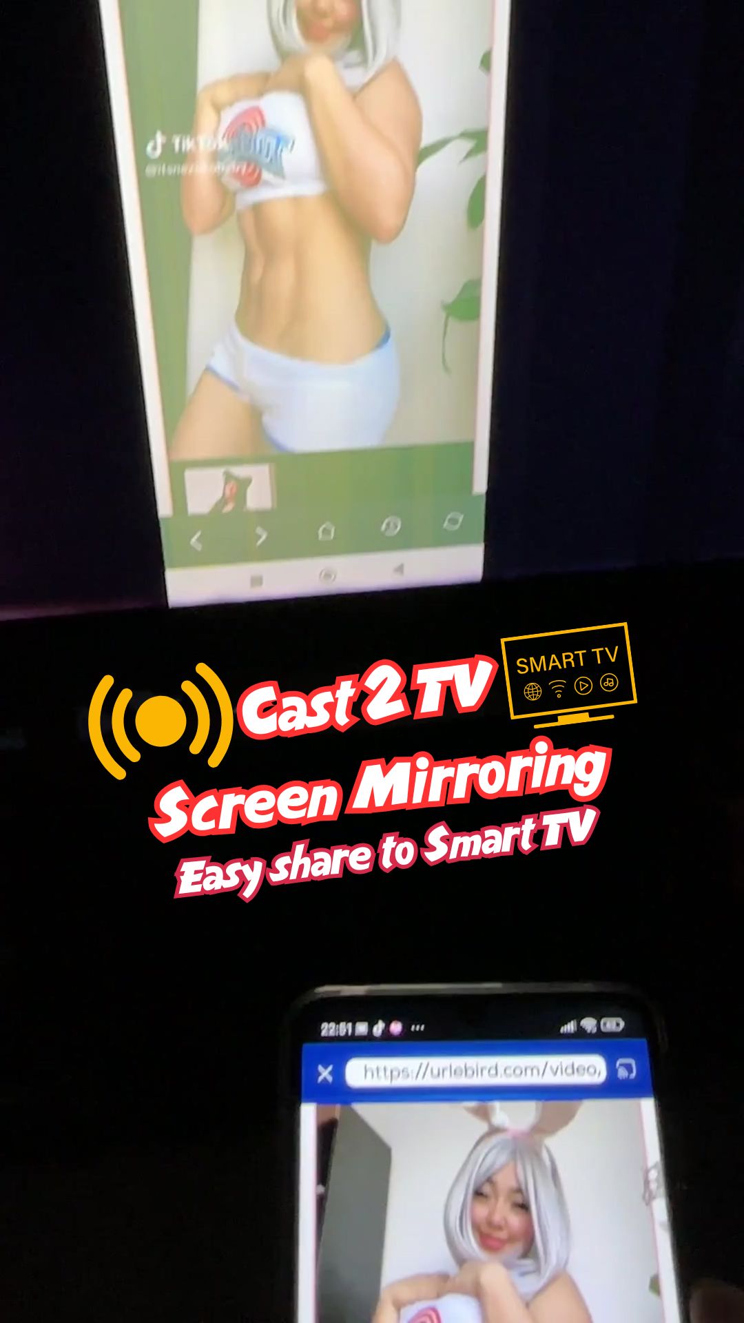 اسکرین شات 3 برنامه Cast2TV screen mirroring assis