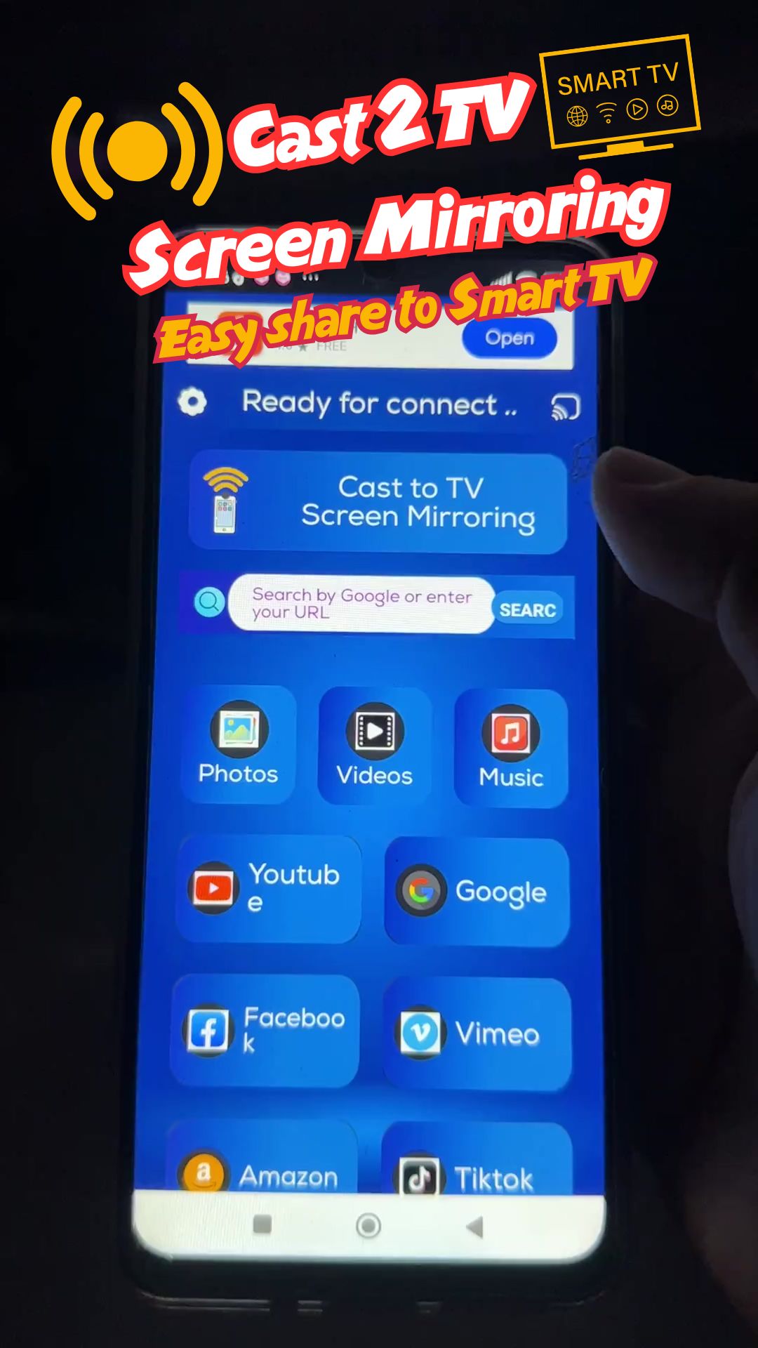 اسکرین شات 6 برنامه Cast2TV screen mirroring assis