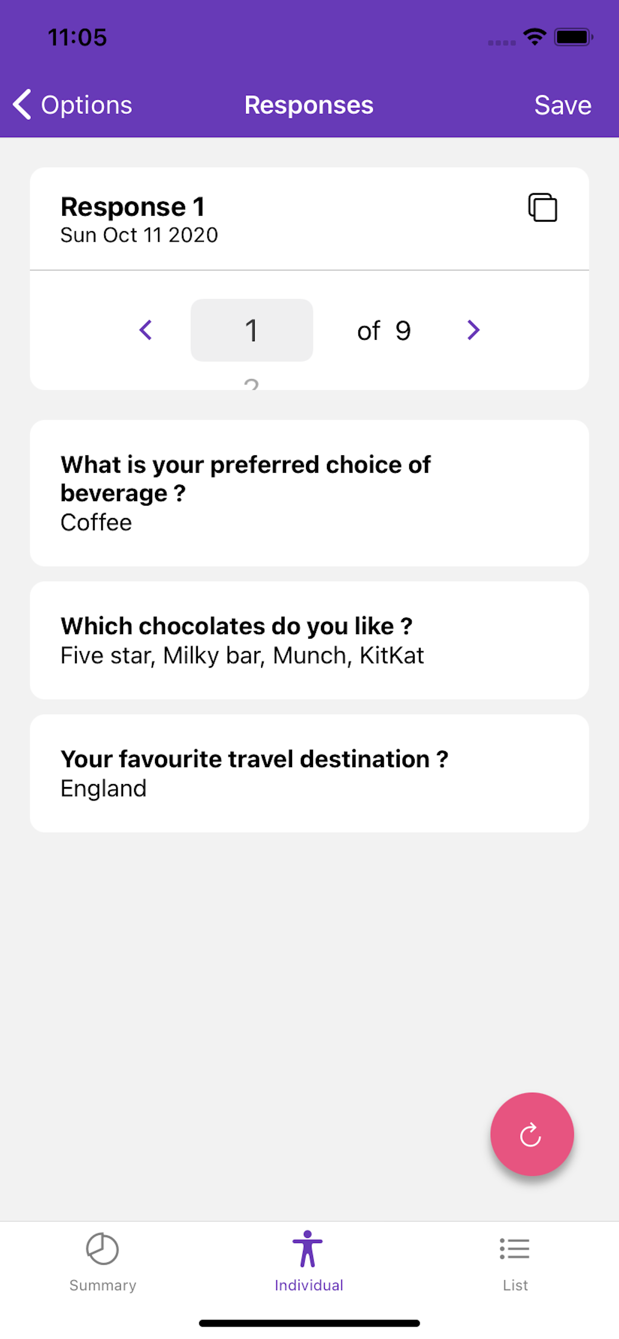 اسکرین شات 4 برنامه Forms App to Manage your Forms