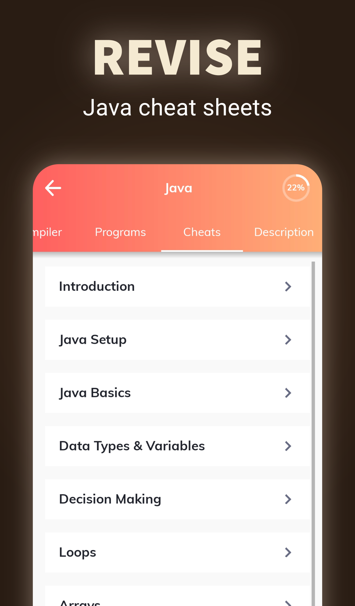 اسکرین شات 8 برنامه Learn Java