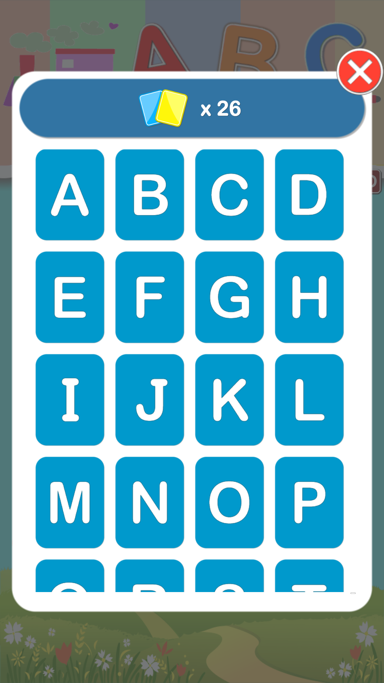 اسکرین شات 7 برنامه ABC Flashcards Games