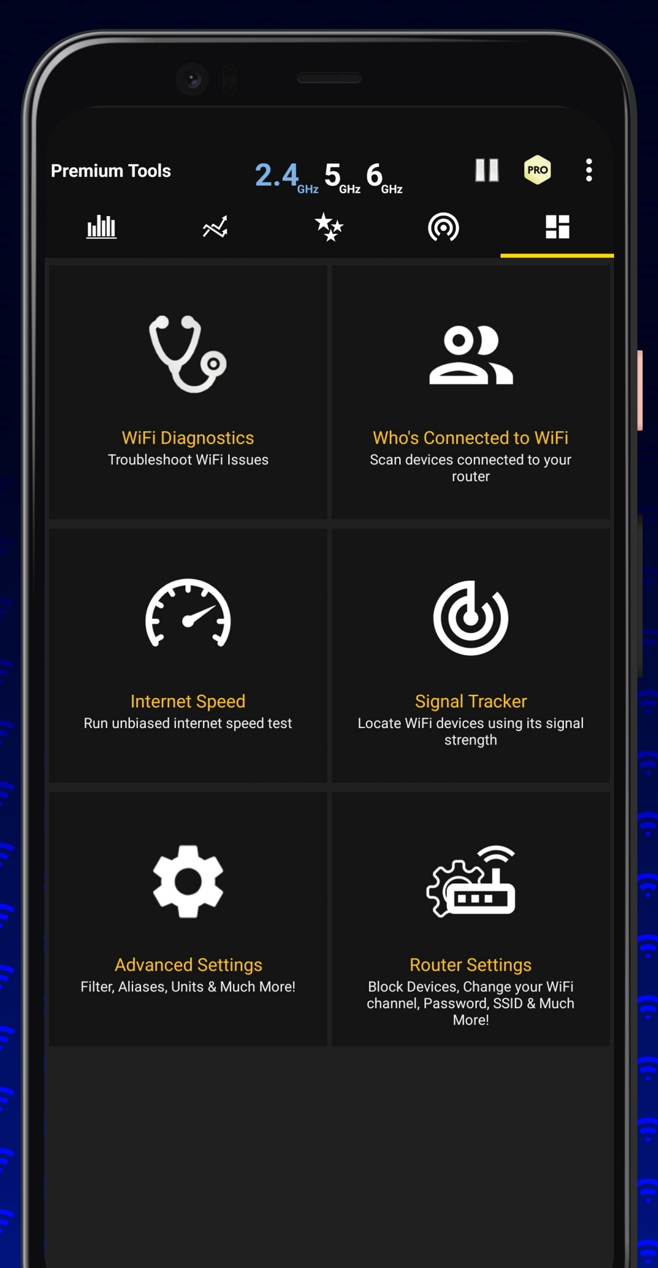 اسکرین شات 7 برنامه WiFi Analyzer