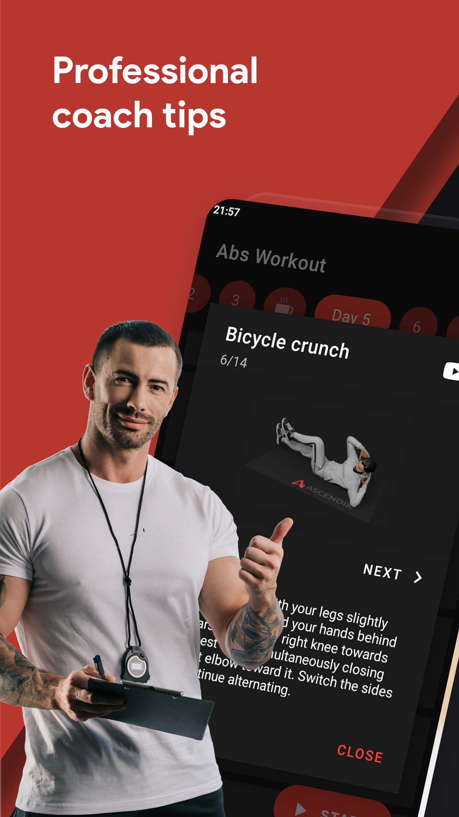 اسکرین شات 4 برنامه Abs Workout: Six Pack Training