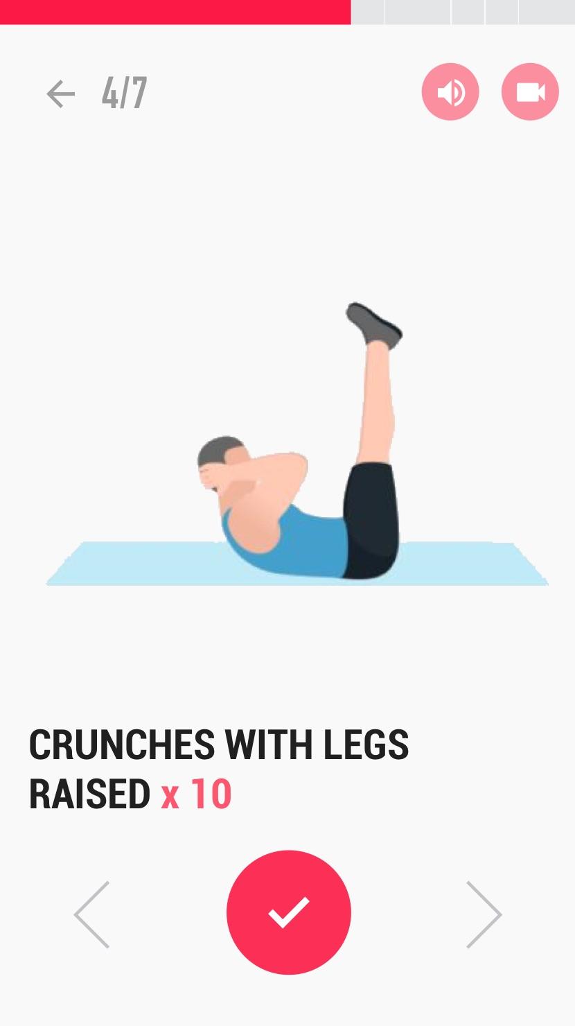 اسکرین شات 2 برنامه Abs Workout
