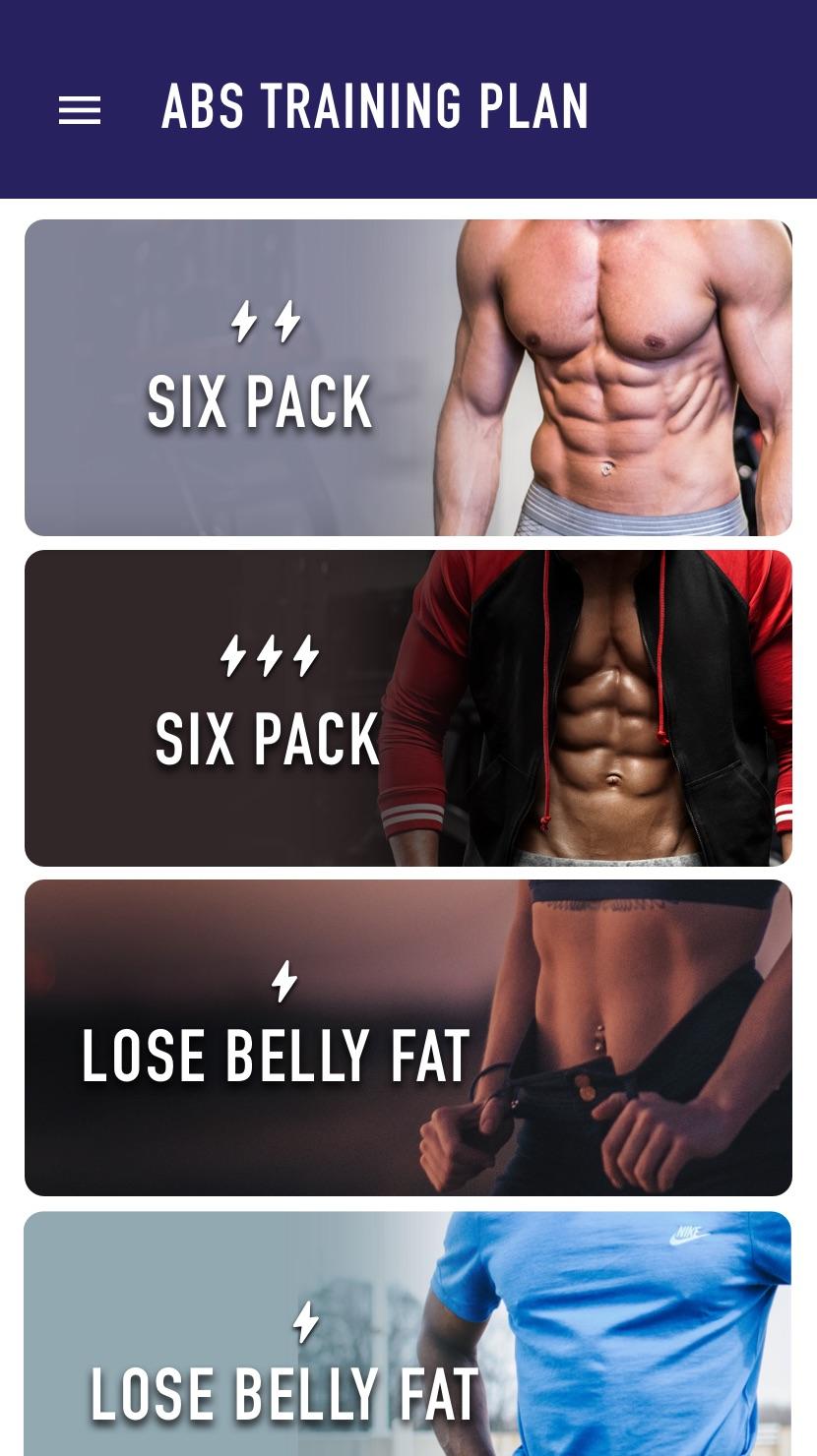 اسکرین شات 1 برنامه Abs Workout