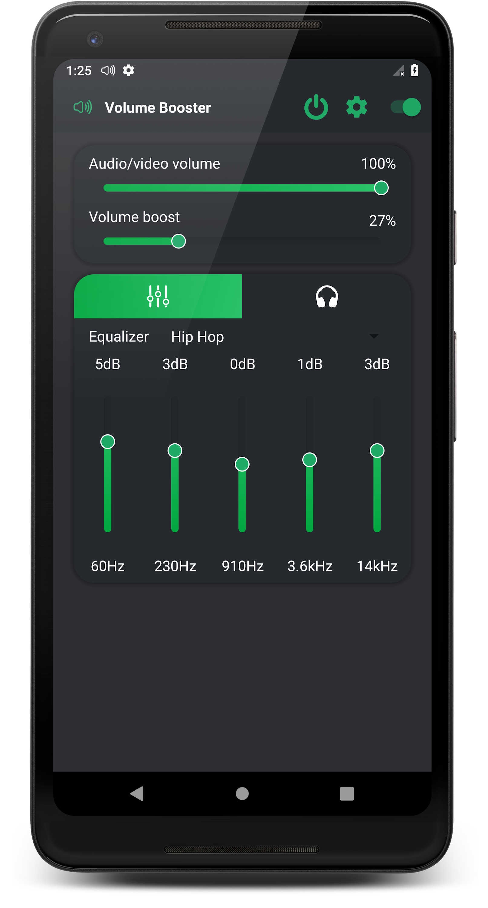 اسکرین شات 2 برنامه Volume Booster Full Pro