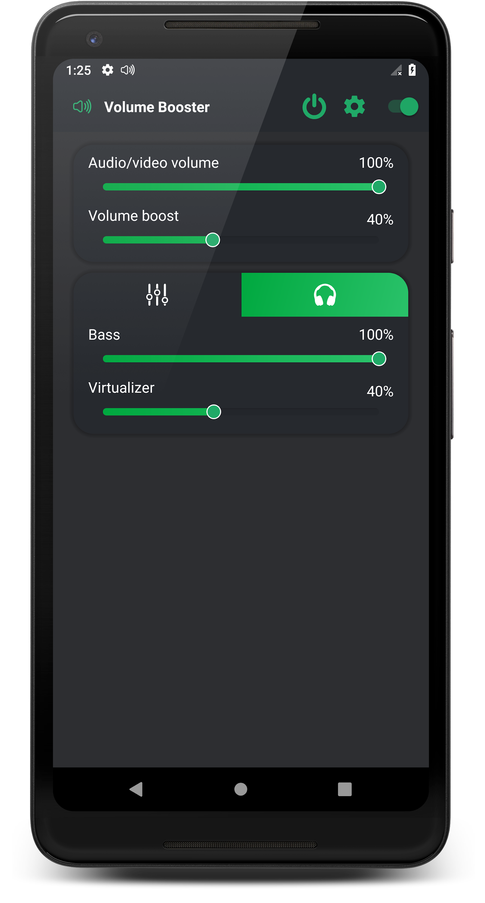 اسکرین شات 5 برنامه Volume Booster Full Pro