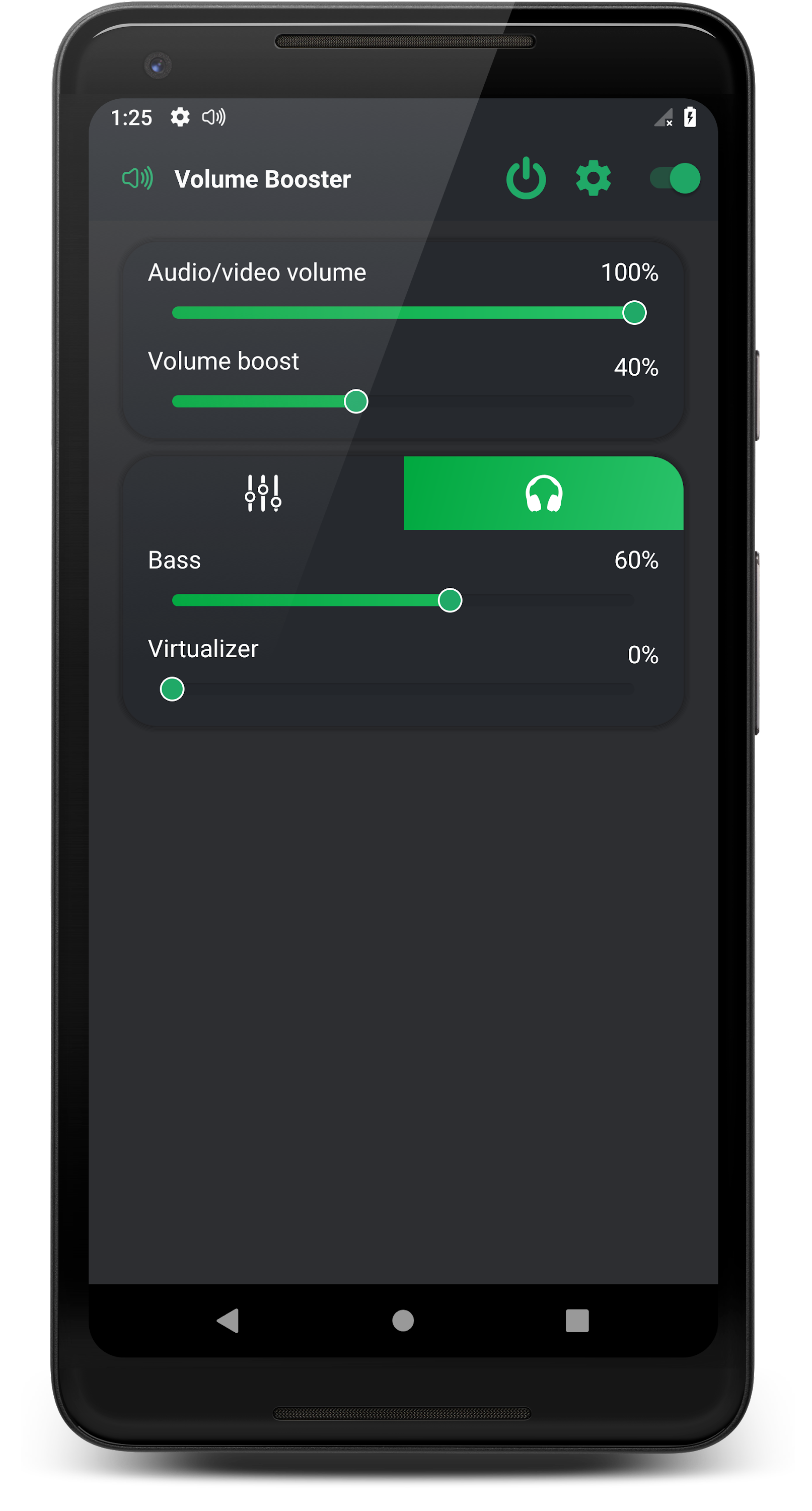 اسکرین شات 4 برنامه Volume Booster Full Pro