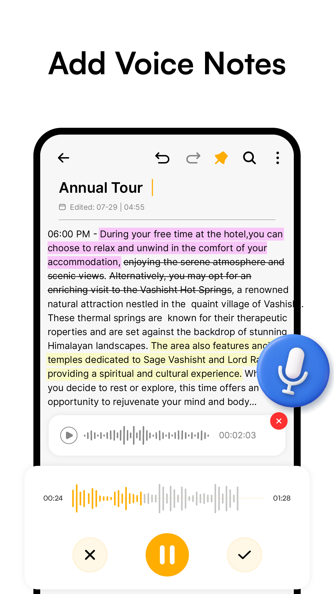 اسکرین شات 4 برنامه Notes: Color Notepad, Notebook