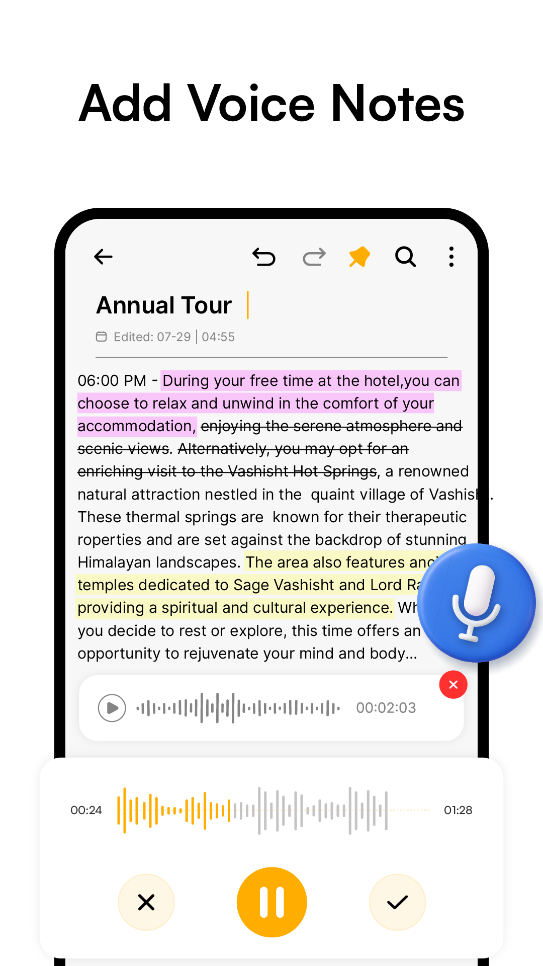 اسکرین شات 5 برنامه Notes: Color Notepad, Notebook