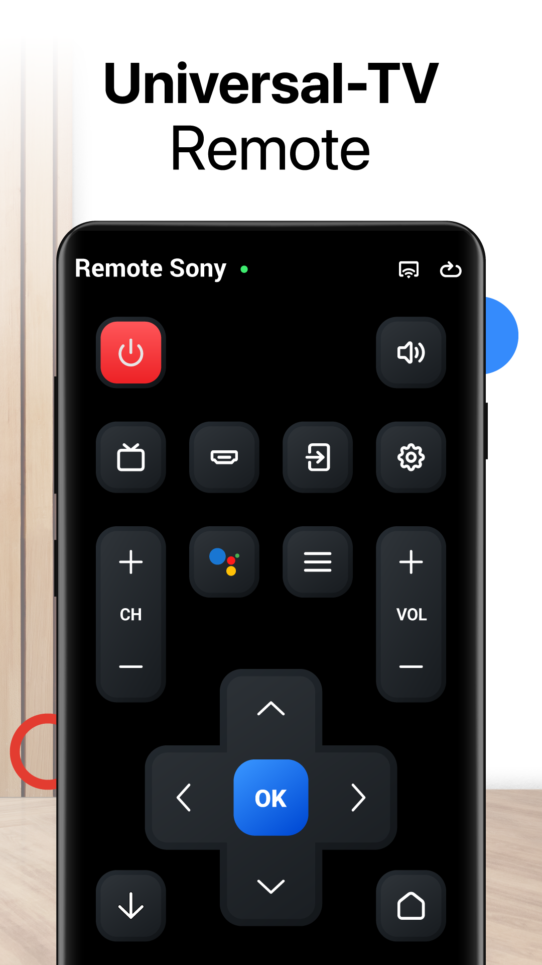 اسکرین شات 1 برنامه Universal TV Remote for All TV