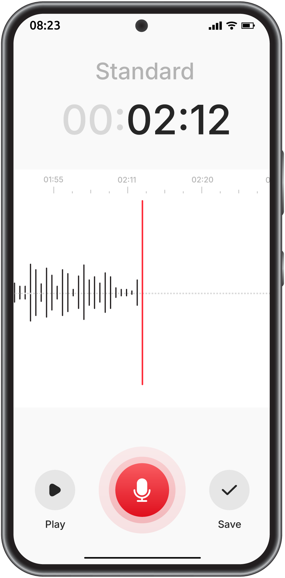 اسکرین شات 1 برنامه Voice Recorder