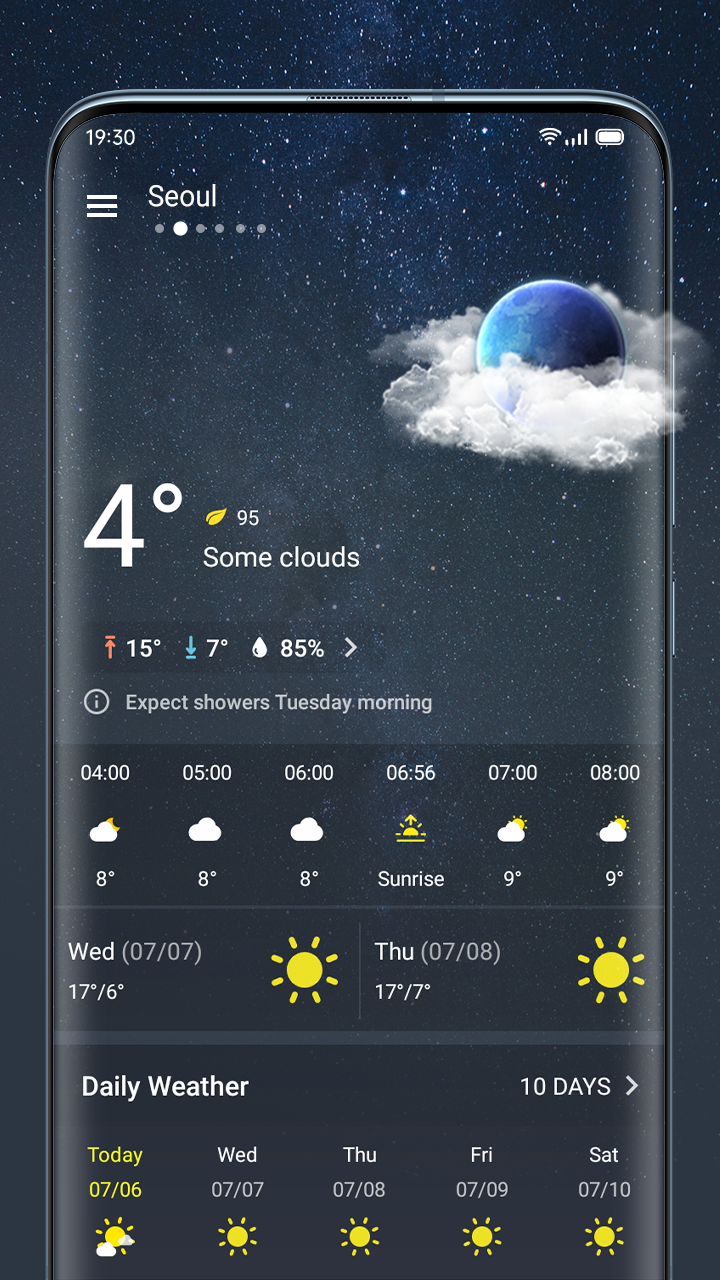اسکرین شات 5 برنامه Live Weather & Radar, Alerts
