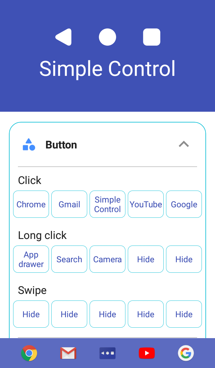 اسکرین شات 4 برنامه Simple Control