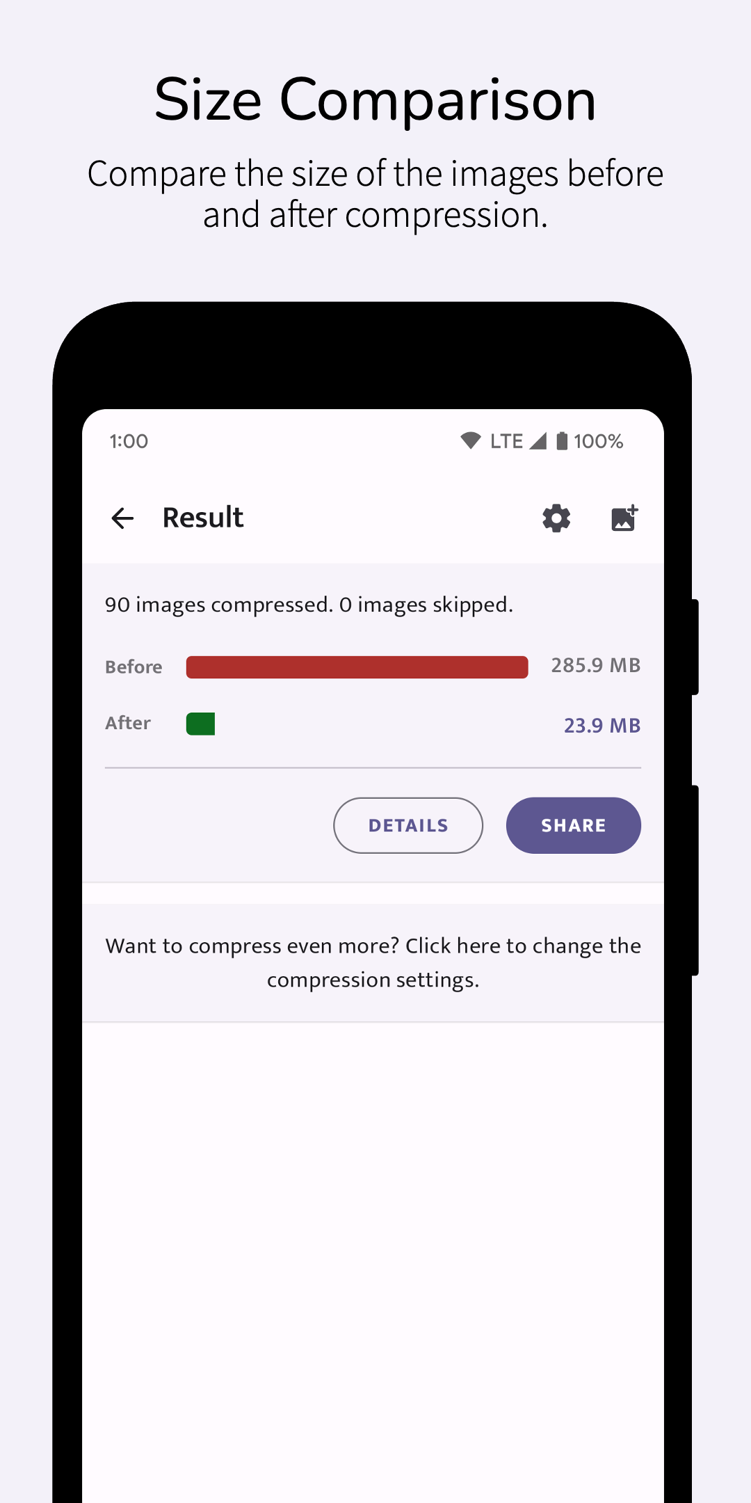 اسکرین شات 3 برنامه Compress Image - MB to kB
