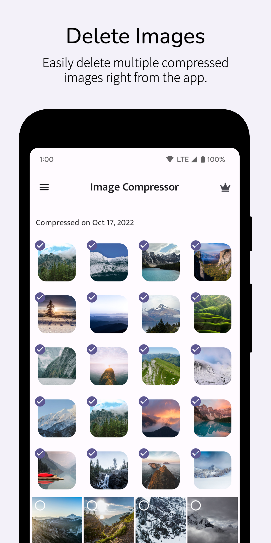 اسکرین شات 6 برنامه Compress Image - MB to kB