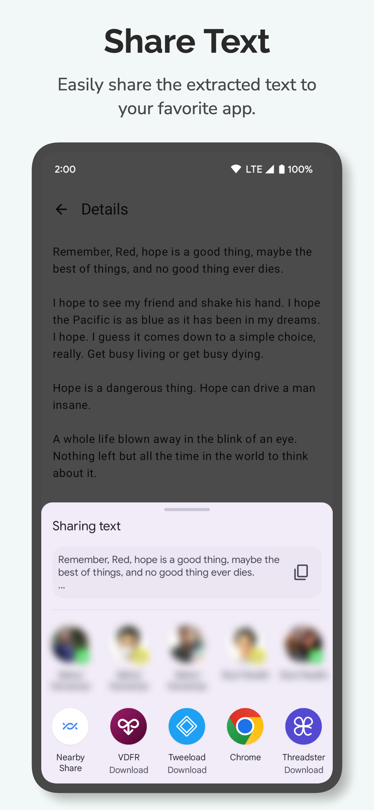 اسکرین شات 5 برنامه OCR - Image to Text - Extract