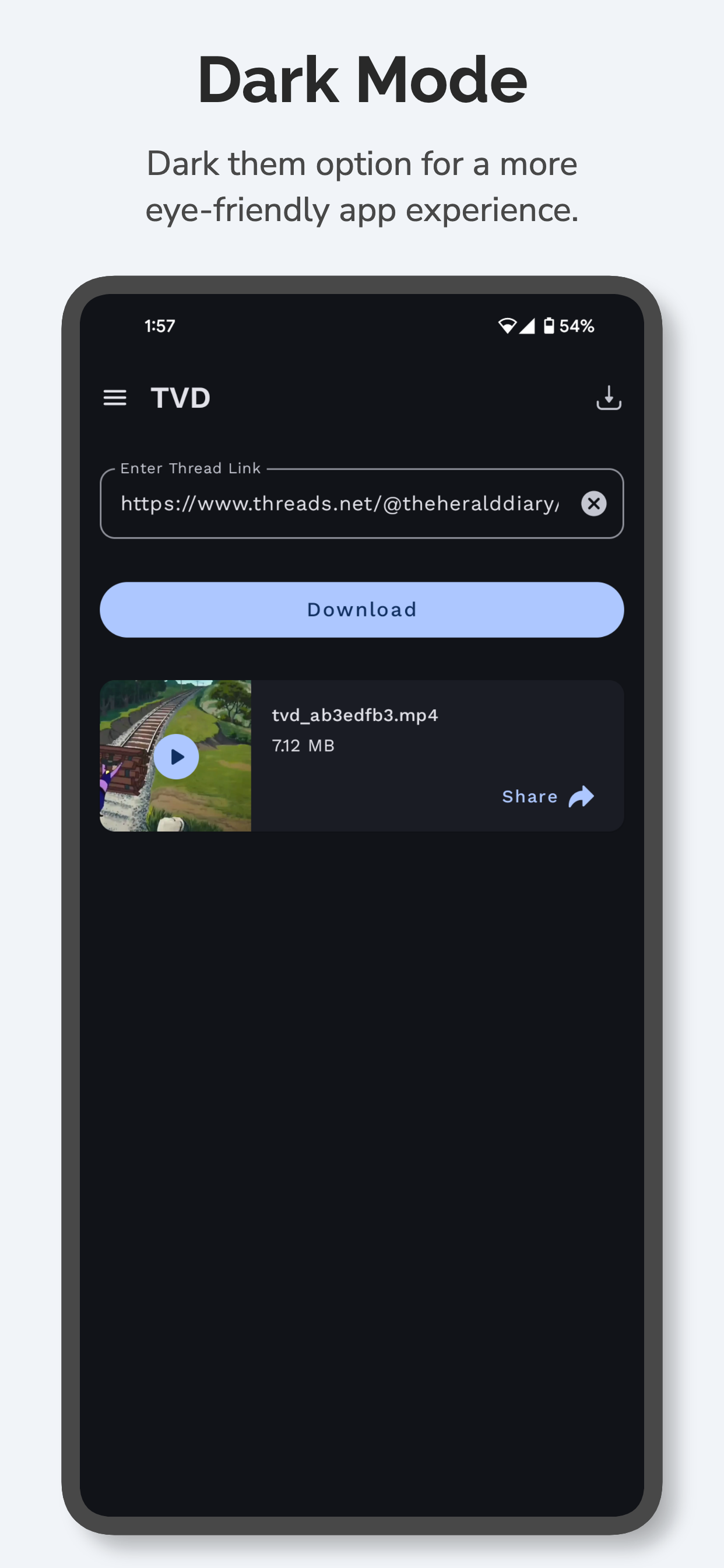 اسکرین شات 4 برنامه Video Downloader For Threads