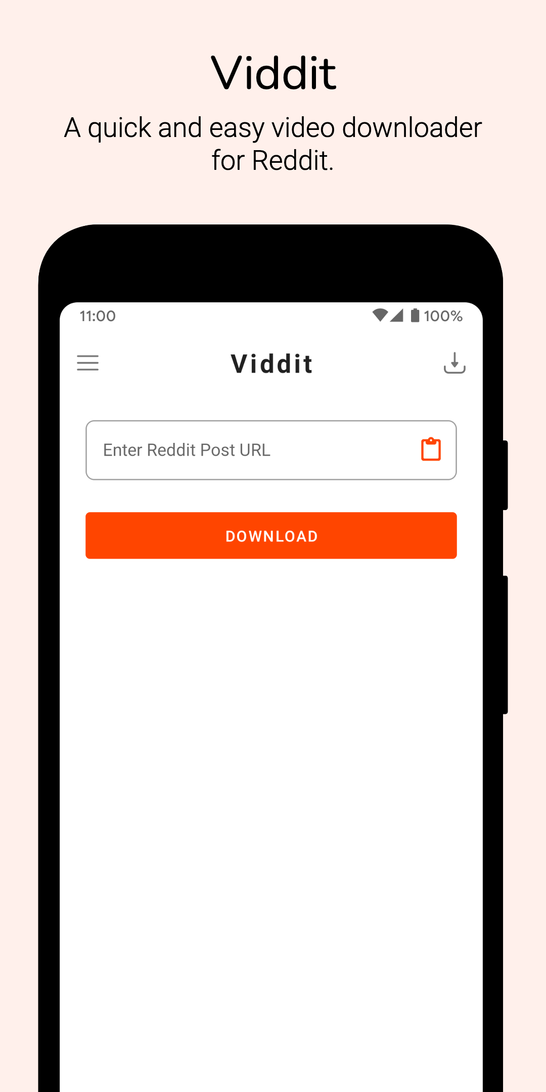 اسکرین شات 1 برنامه Video Downloader for Reddit