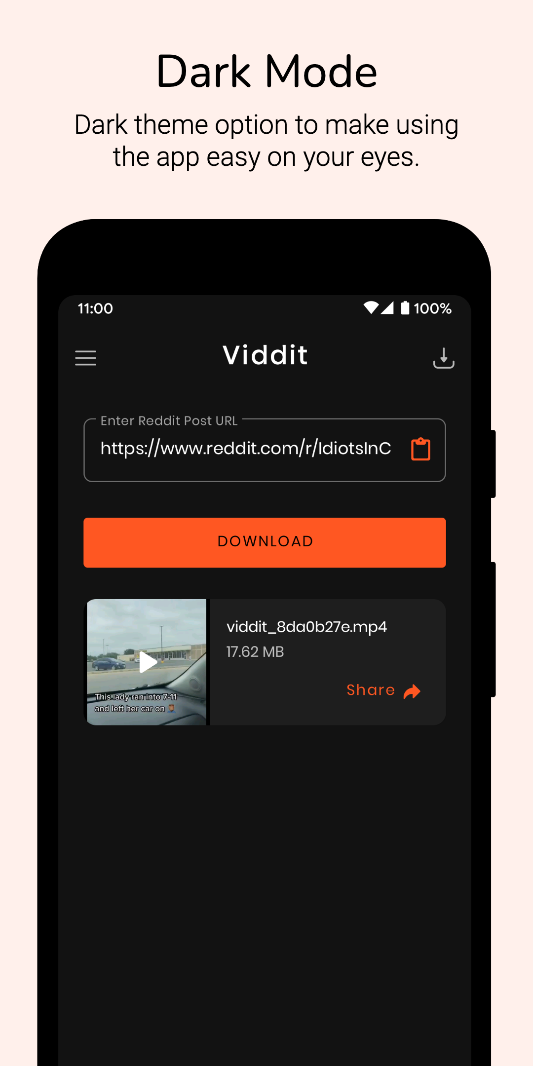 اسکرین شات 6 برنامه Video Downloader for Reddit